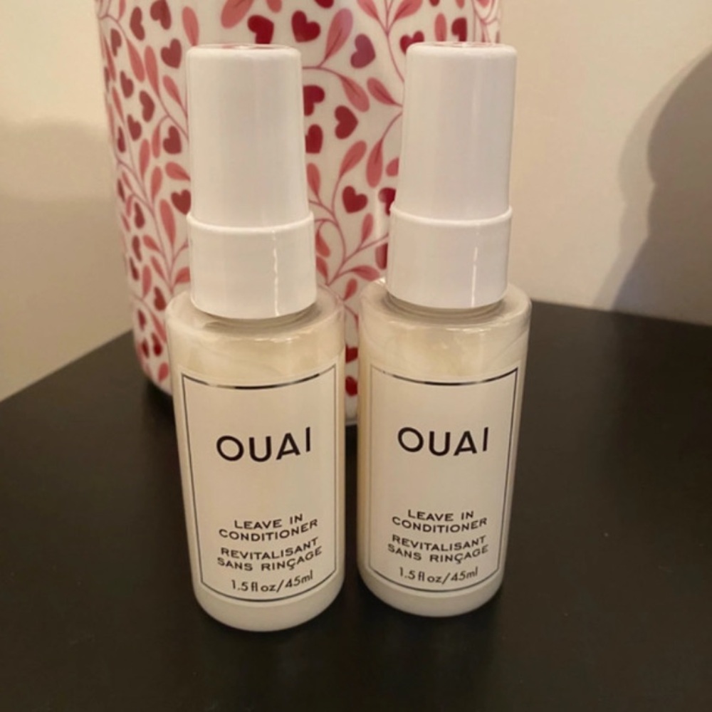 OUAI Leave-In Conditioner Duo - White